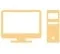 Desktop computer icon